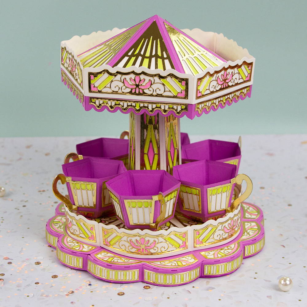 Twirling Tea Cups Die Set – Tonic Studios USA